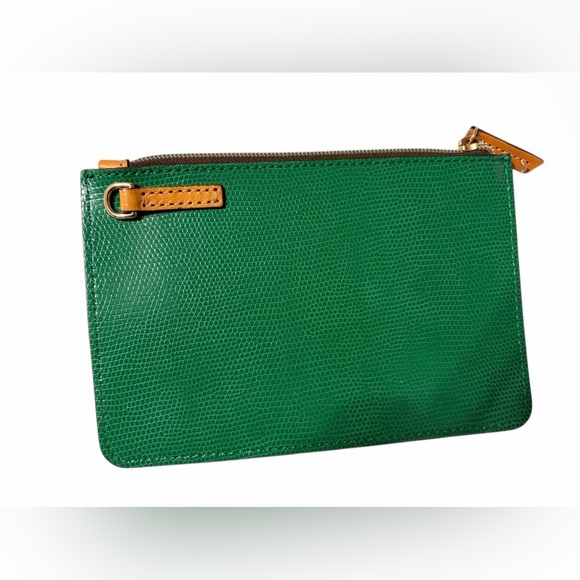 Dooney & Bourke Emerald Green Leather Clutch - Picture 2 of 3